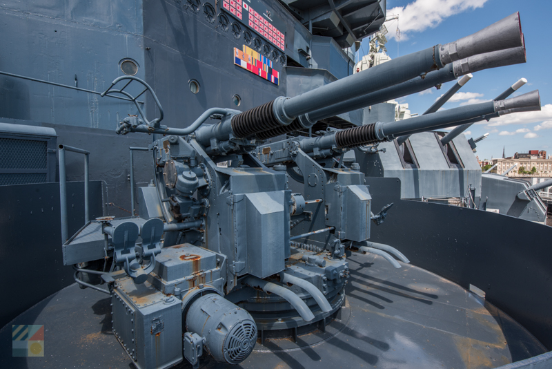 Tour above and below deck on the USS North Carolina