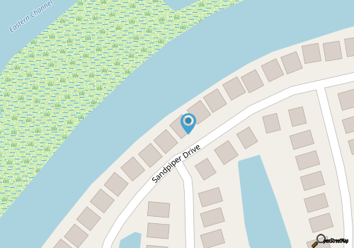 Amazing Sunsets, Sound Front View, Private Dock map location