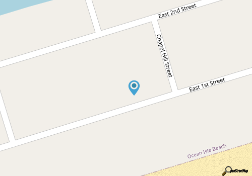 Blue Heaven 2.0 by Brunswick Vacation Rentals:  2nd Row Beach Retreat with Pool map location