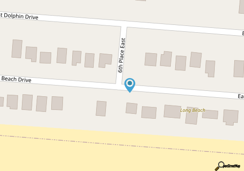 CORNER LOT!!  FULL BEACH VIEW!! 20 STEPS TO BEACH!! map location