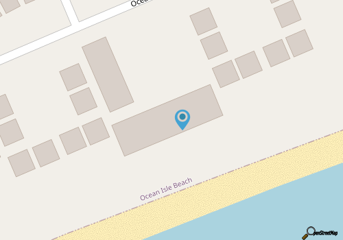 Mermaid Manor at Ocean Isle Beach, Ocean front complex with Pool and easy access map location