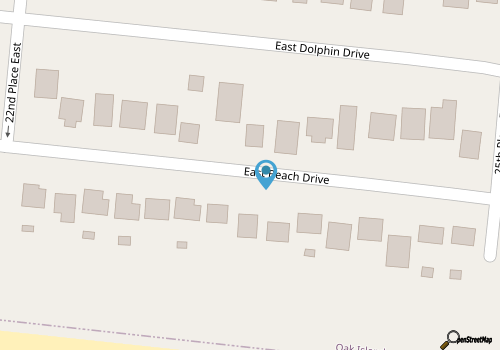 Cozy Rustic Ocean Front Cottage map location