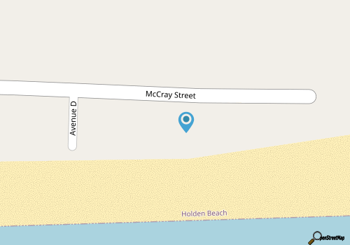 Oceanfront home with washer/dryer and private walkway to the beach map location