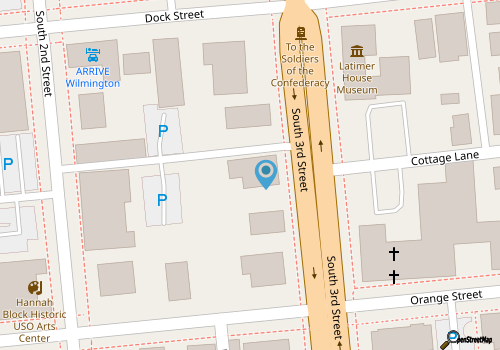 Charming 4BR-4BA Downtown Wilmington — Steps to Riverwalk & Dining  map location