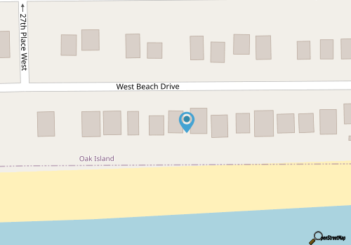 Renovated Beachfront Bliss w/ Private Boardwalk & High-End Amenities map location