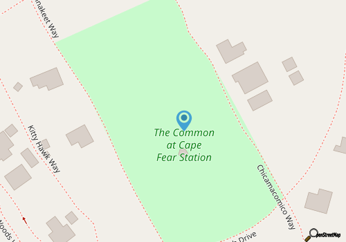 The Common at Cape Fear Station map location
