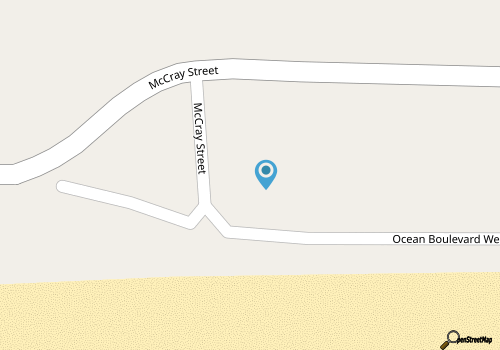 Waterfront retreat with private pool, beach access, fast WiFi & two decks map location