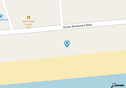 Outstanding Beachfront Family Duplex w/Free WiFi, Patio, Deck, Central AC, W/D map location