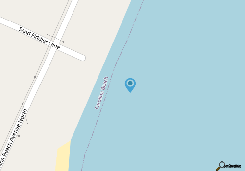 OCEANFRONT CB @ The Sea\nBeside The North End Pier and Freeman Park map location