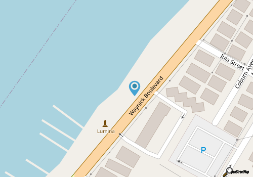 Waterfront Sunsets, the Ocean Steps Away. Comfortable Classy & Clean. map location