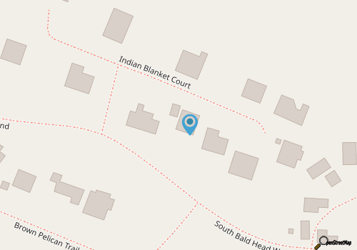 Charming Four-Bedroom, Four-Bath traditional floor-plan, high-dunes cottage with ocean views map location