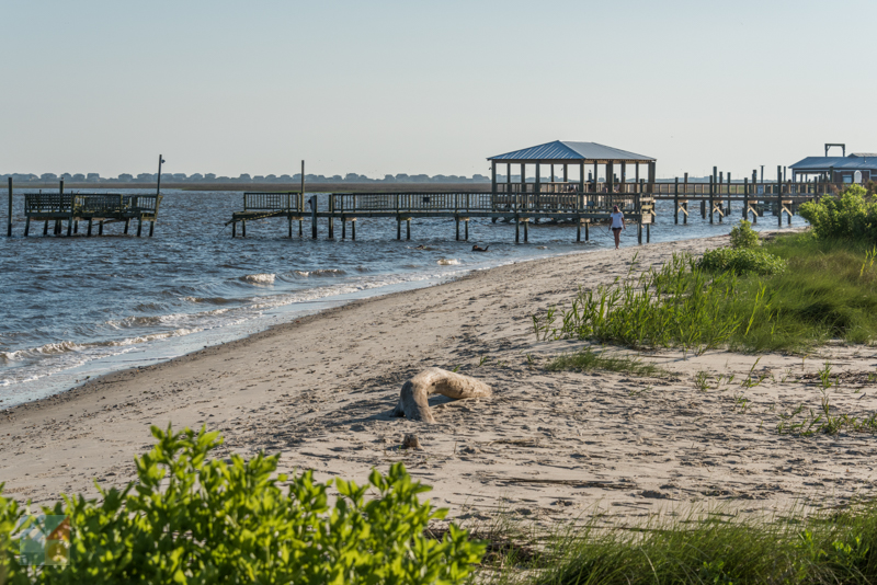 Southport NC Riverwalk view