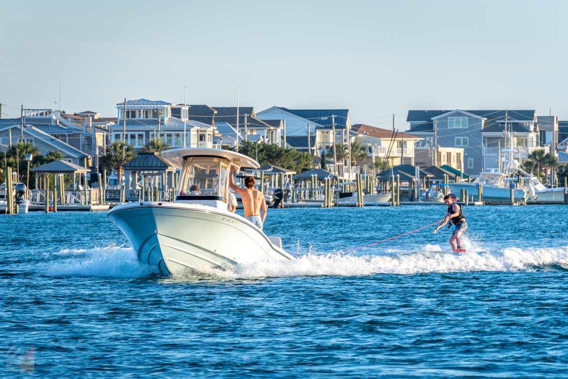 Wrightsville Beach water skier