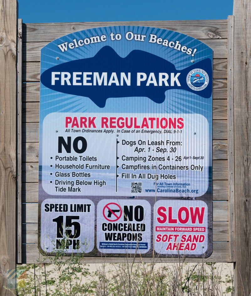 Freeman Park in Carolina Beach NC