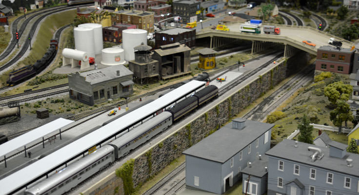 Miniature train display at the Wilmington Railroad Museum