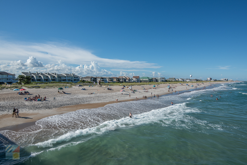 Late afternoon on Wrightsville Beach