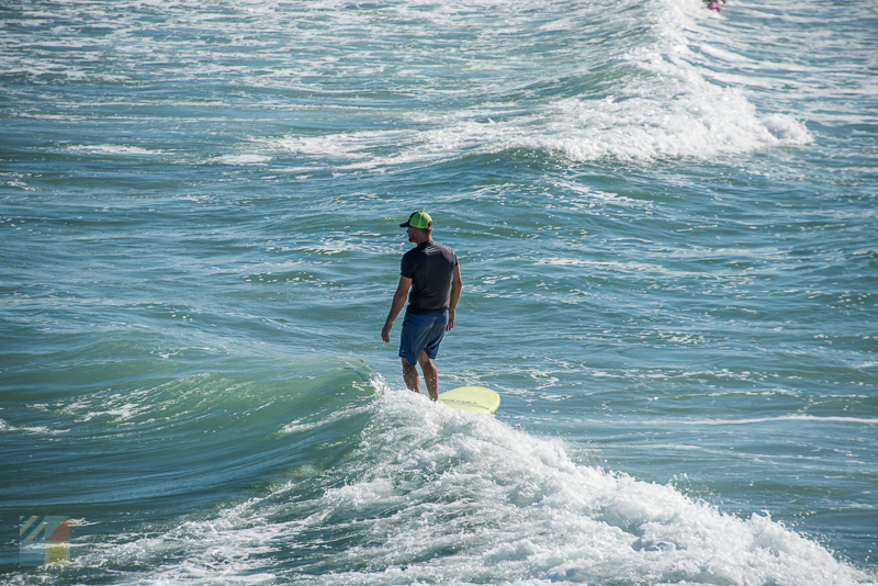 Surfing in Wrightsville Beach