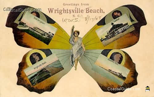 Vintage illustrations and photos of Wrightsville Beach, NC