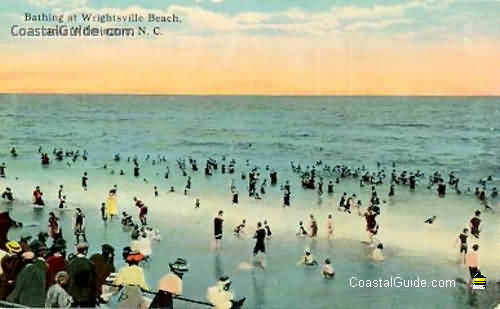 Vintage illustrations and photos of Wrightsville Beach, NC