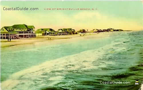 Vintage illustrations and photos of Wrightsville Beach, NC