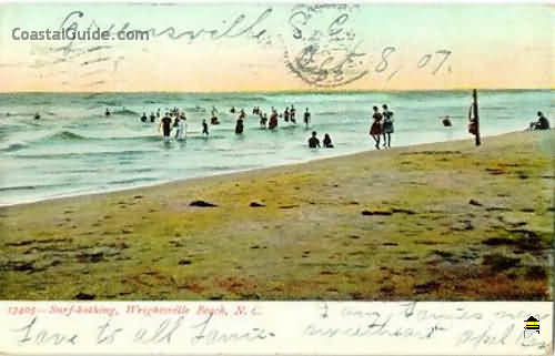 Vintage illustrations and photos of Wrightsville Beach, NC