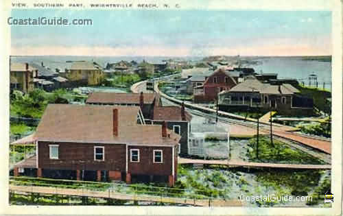 Vintage illustrations and photos of Wrightsville Beach, NC