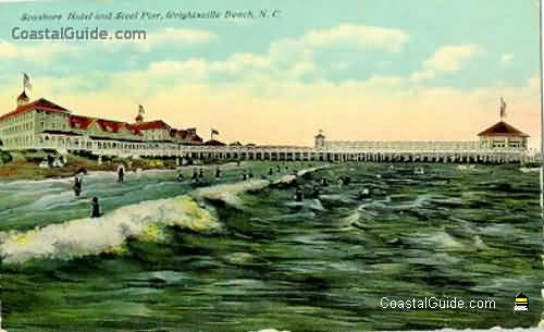 Vintage illustrations and photos of Wrightsville Beach, NC