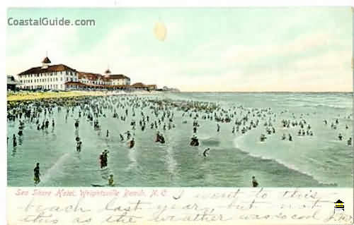 Vintage illustrations and photos of Wrightsville Beach, NC
