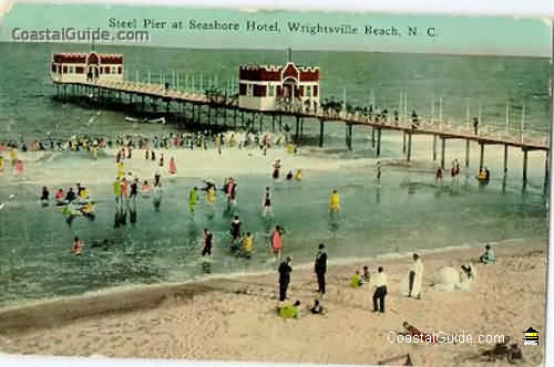 Vintage illustrations and photos of Wrightsville Beach, NC