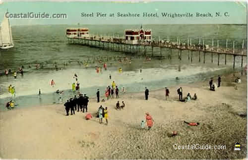 Vintage illustrations and photos of Wrightsville Beach, NC