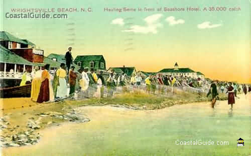 Vintage illustrations and photos of Wrightsville Beach, NC