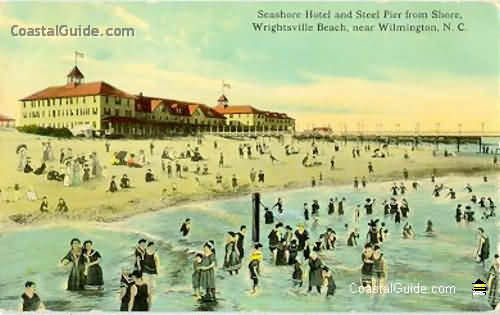 Vintage illustrations and photos of Wrightsville Beach, NC