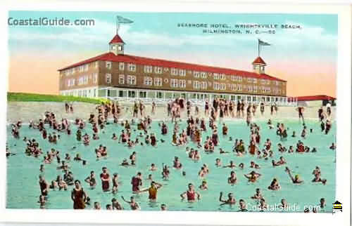 Vintage illustrations and photos of Wrightsville Beach, NC