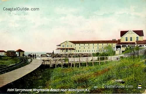 Vintage illustrations and photos of Wrightsville Beach, NC