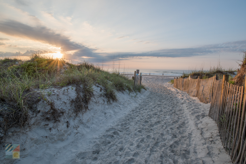 Shell Island on the North end of Wrightsville Beach