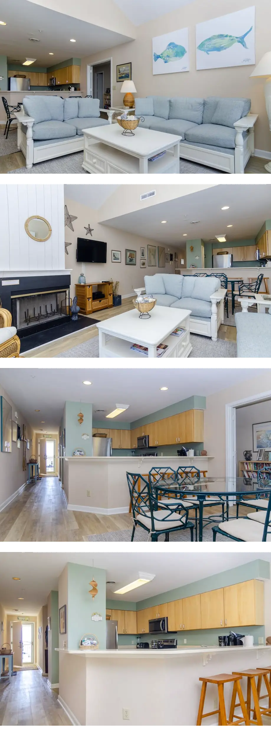 Spacious oceanfront condo in Wrightsvill...