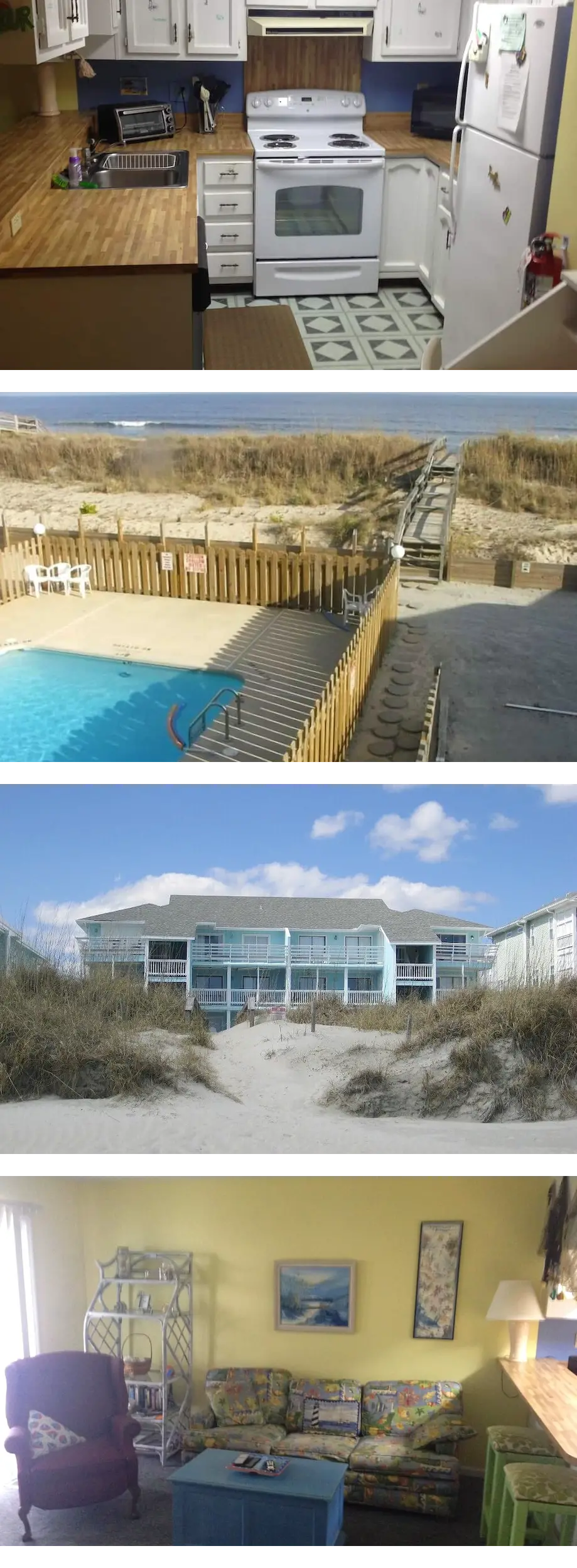 2BR/2BA Oceanfront Condo, Pool, Sleeps 6...