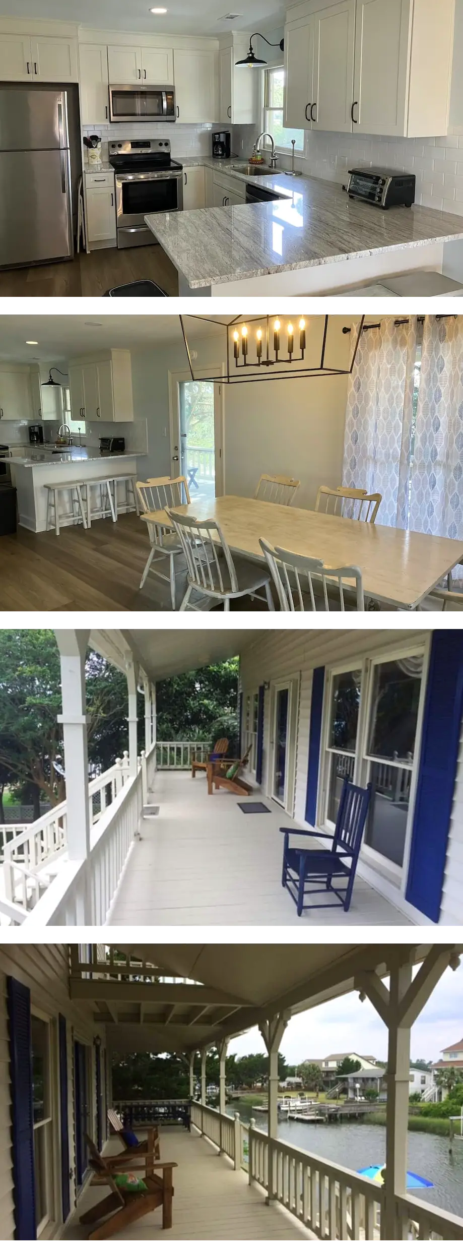 Walk to beach, wraparound porch, new boa...
