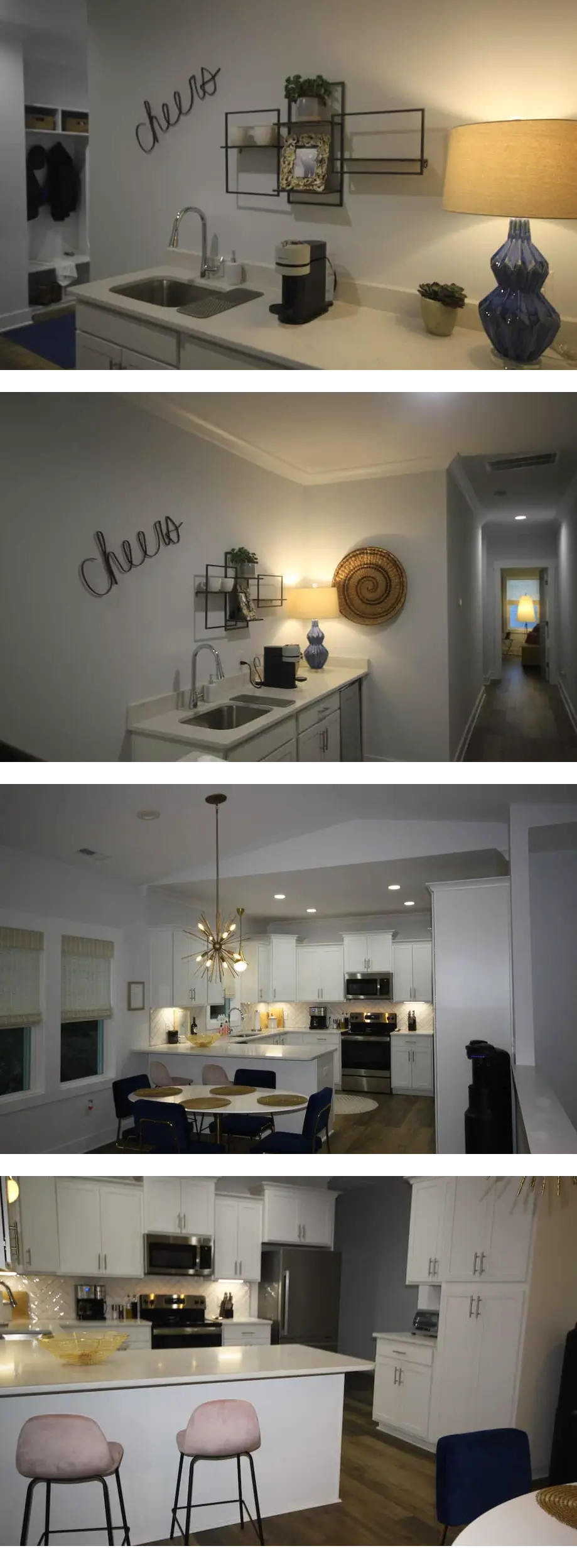 Beach house chic meets mid-century moder...