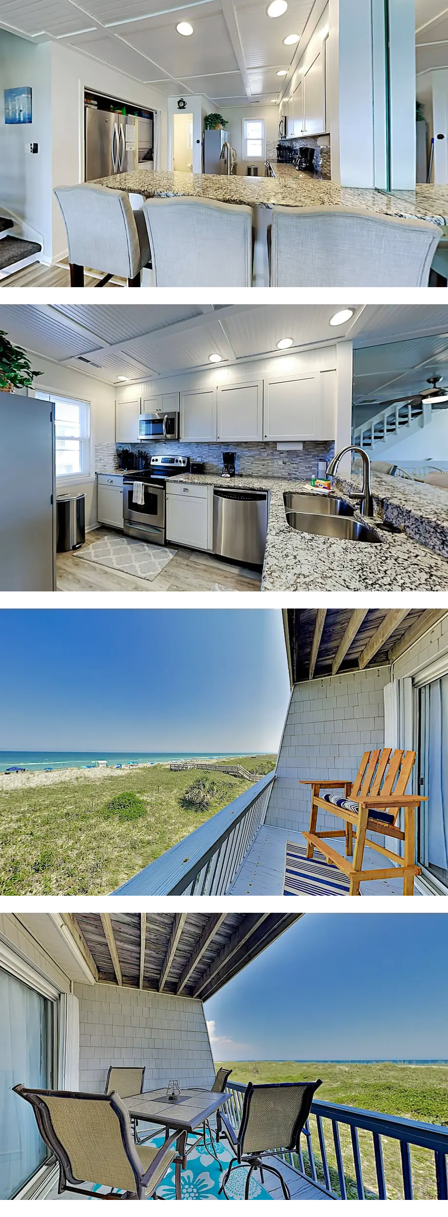Oceanfront Townhouse with Balconies, Dec...