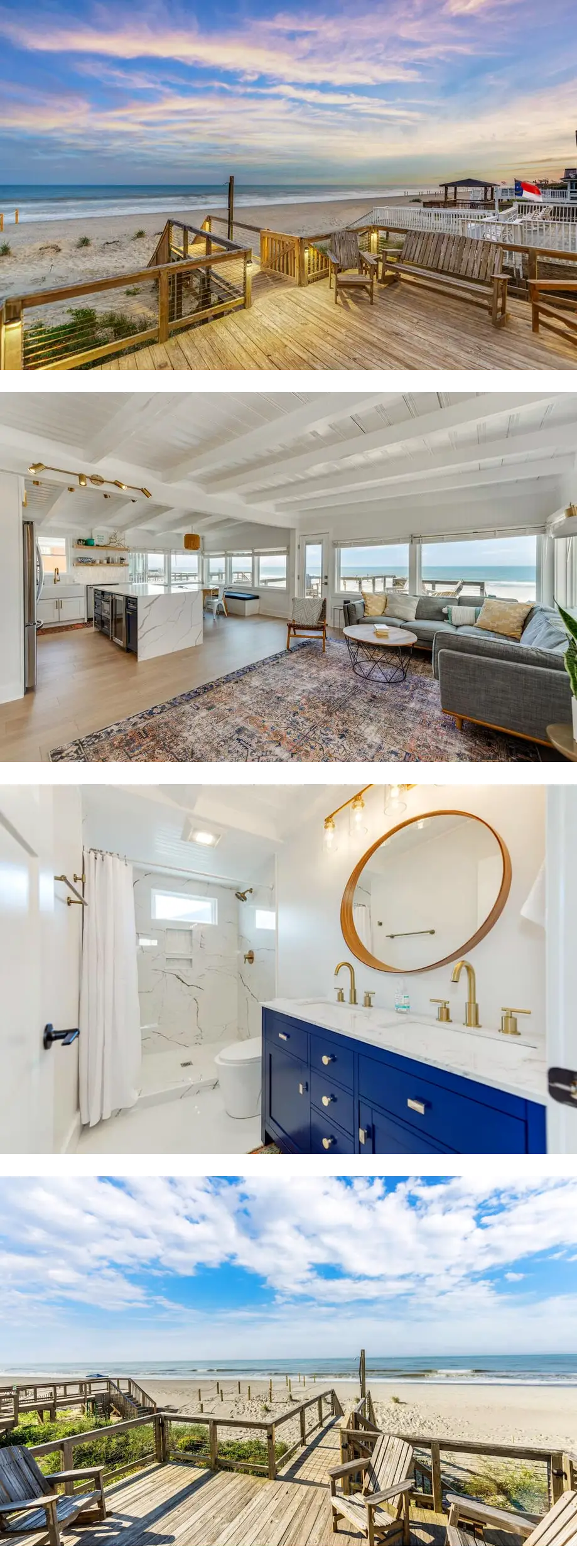Renovated Beachfront Bliss w/ Private Bo...