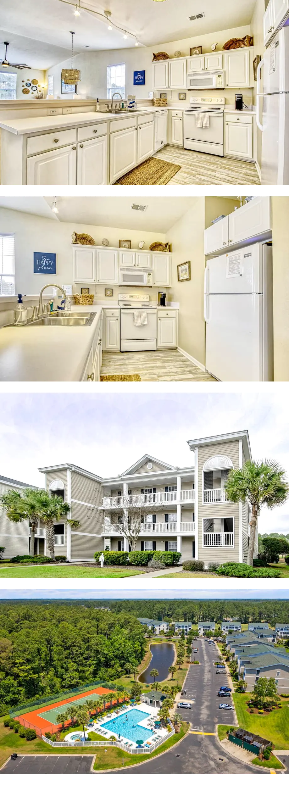 Top-floor, end-unit condo with water/gol...
