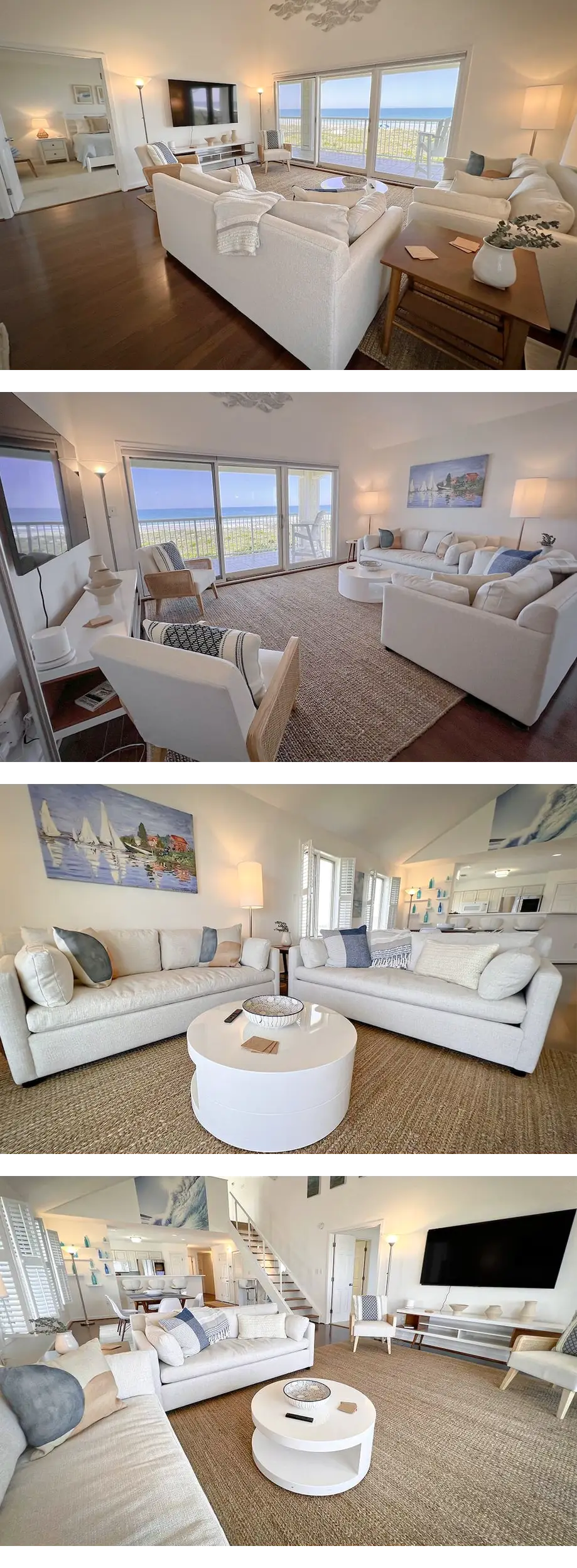 Azure Waves- Oceanfront 4br condo w/ 2 p...