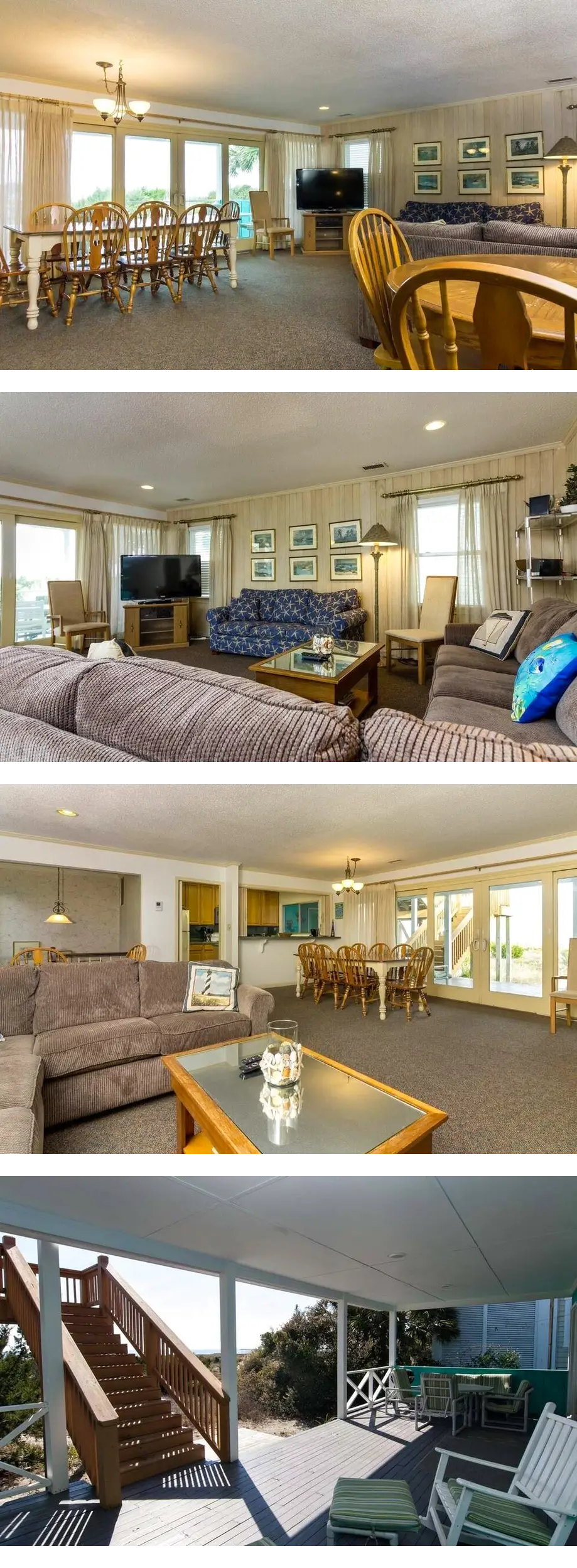 Relaxing oceanfront duplex with rooftop ...
