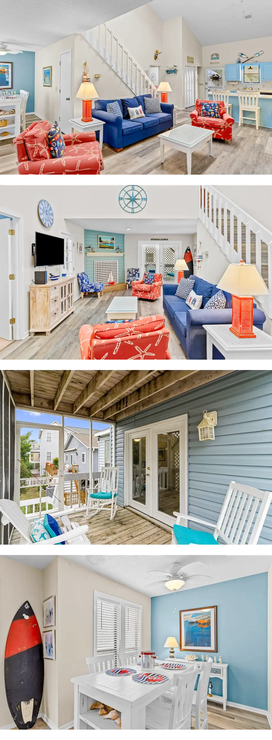 Dog-friendly home 1 block from the beach...