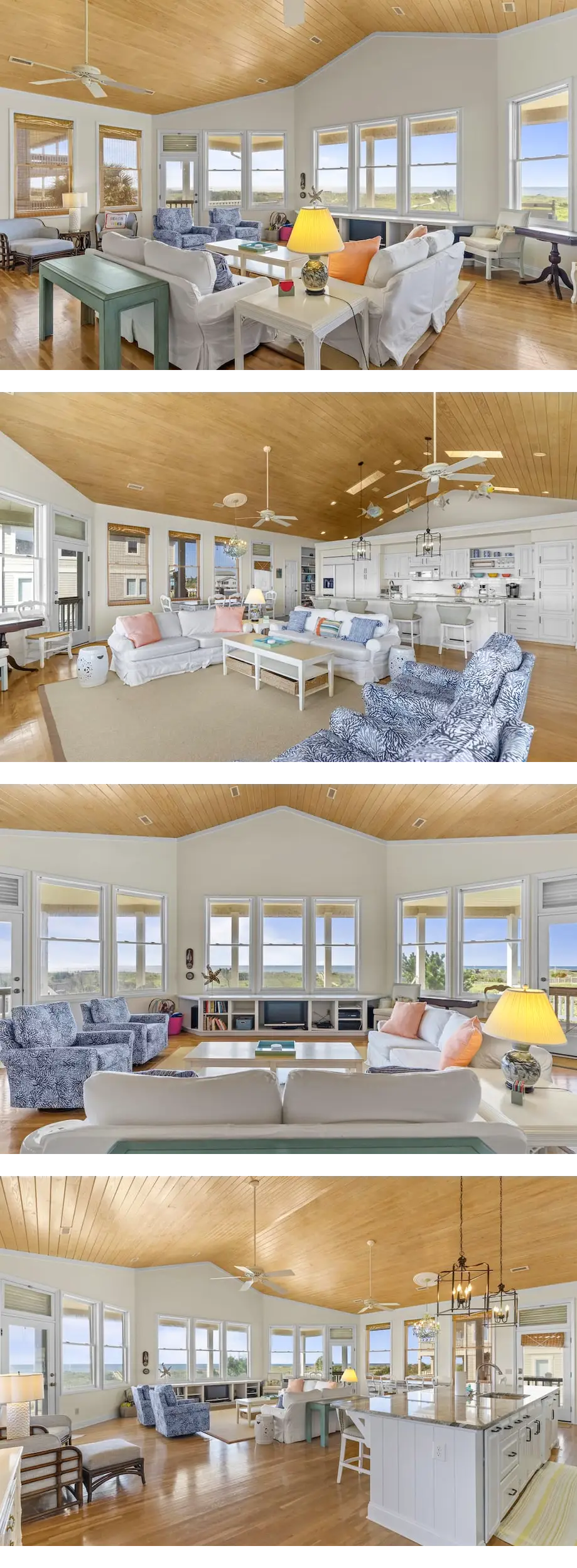 Oceanfront home with wraparound porch, W...