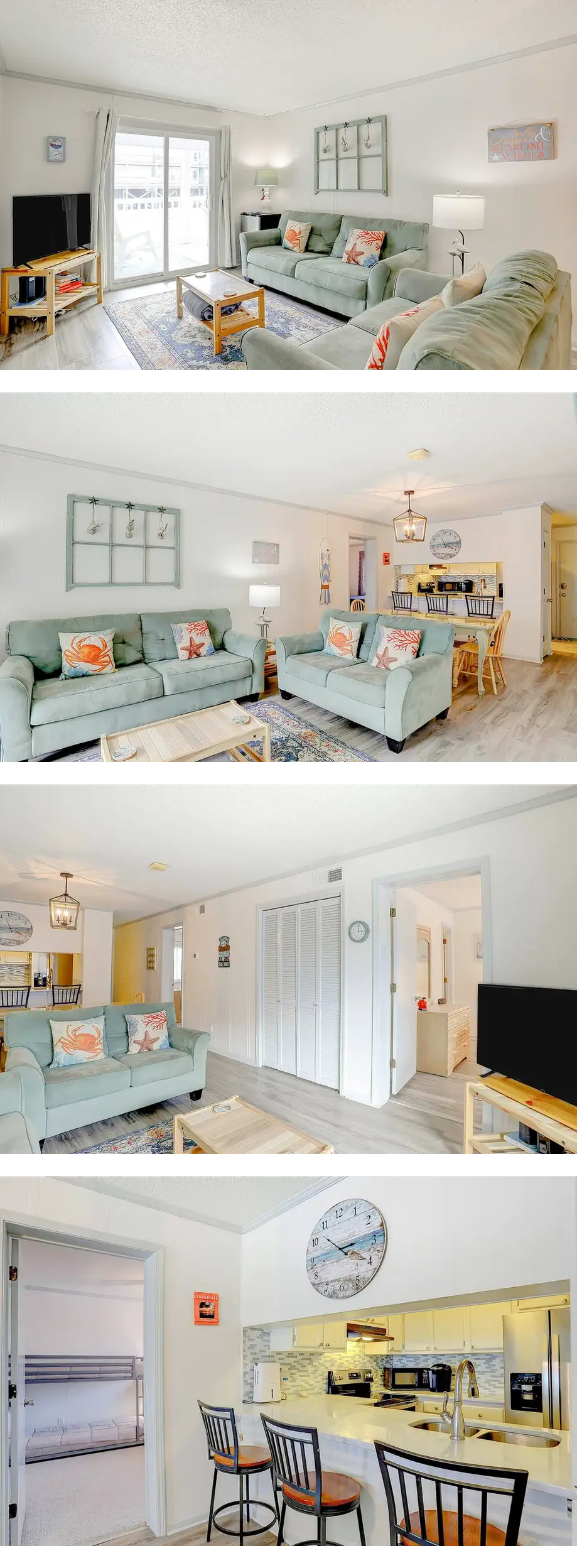 Updated condo with pool access, easy bea...