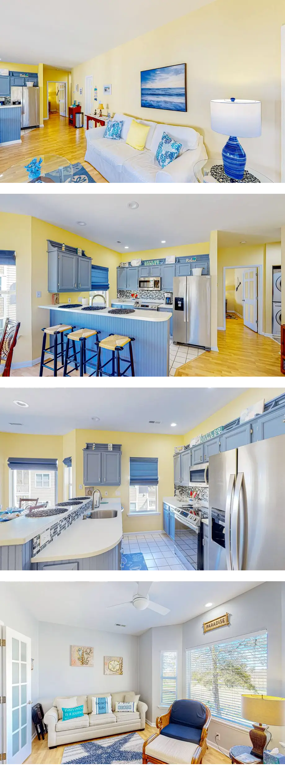 Clean condo with golf course & water vie...