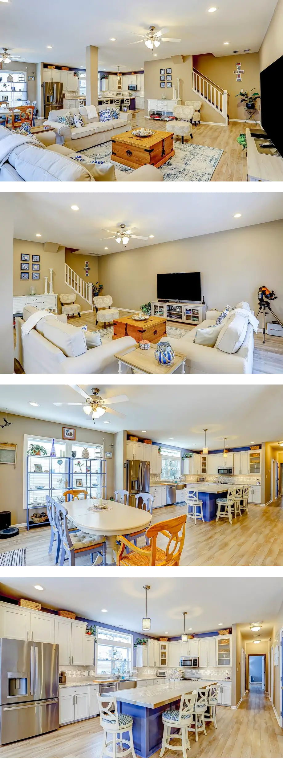 Gorgeous home 4 blocks from beach with c...