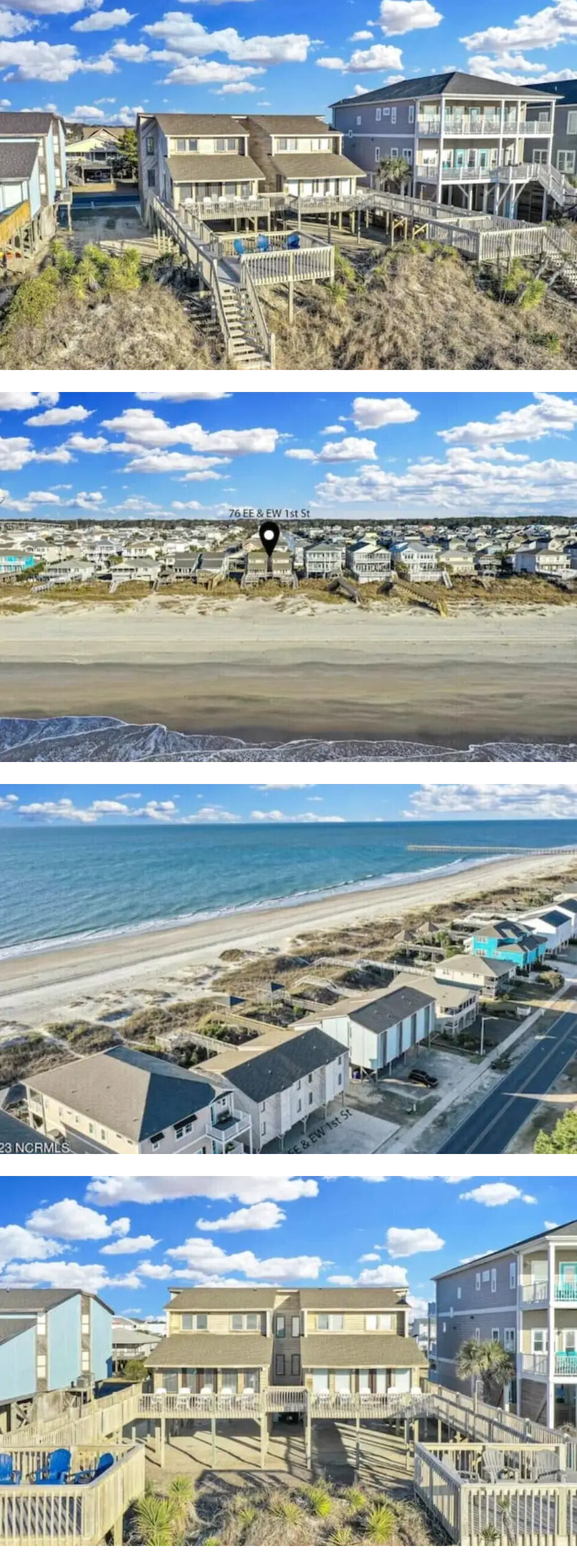 Oceanfront Oasis Sleeps 48! Golf Carts H...